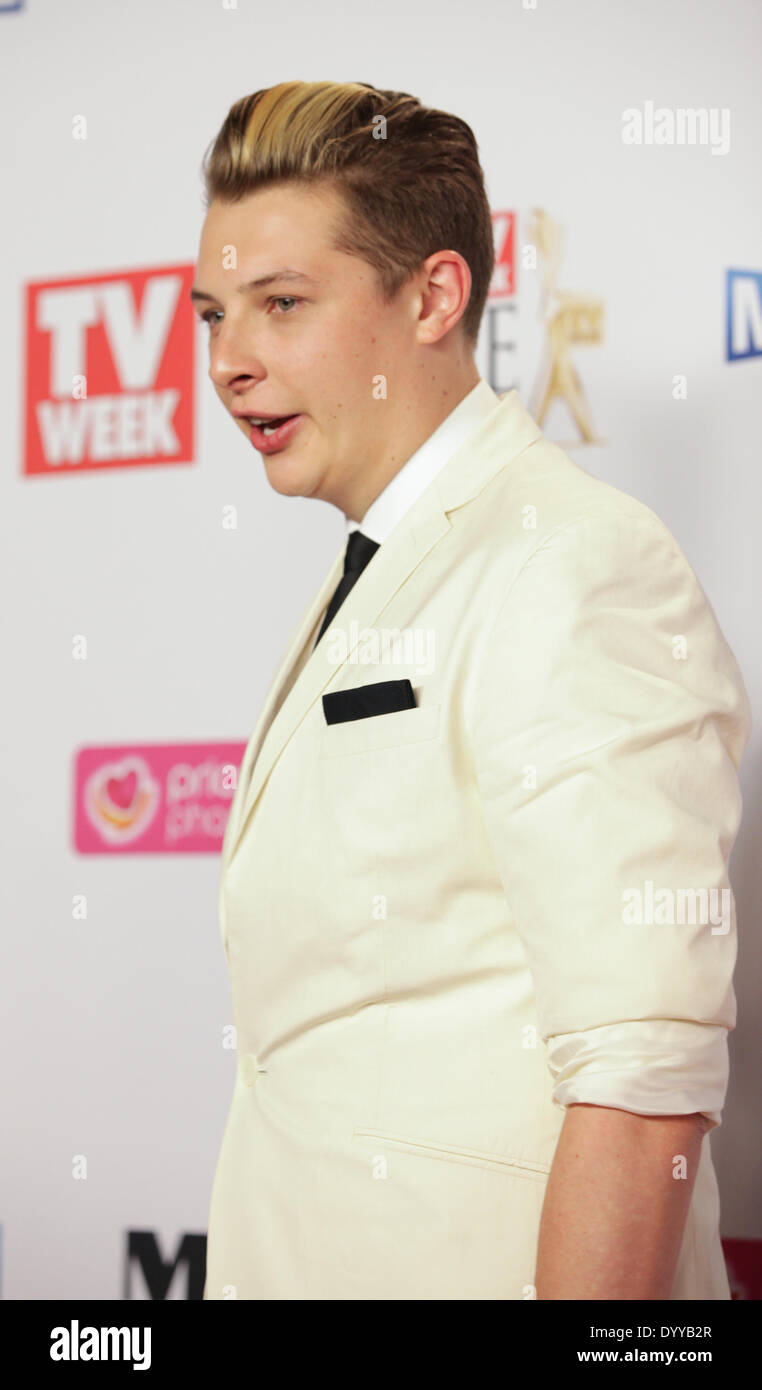 John Newman bei den Logie Awards, Melbourne 27. April 2014 Stockfoto
