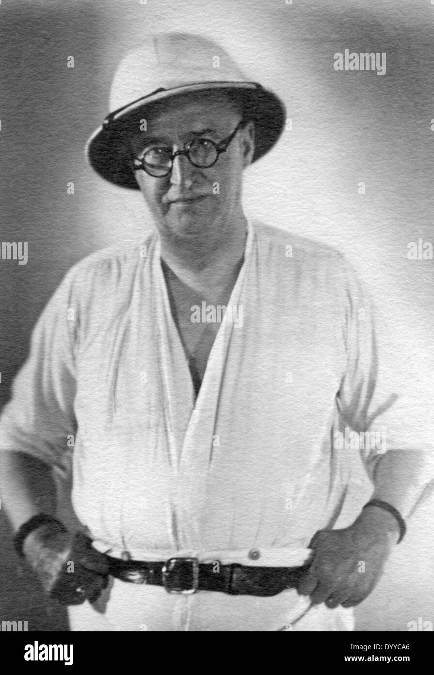 John Hagenbeck in Colombo auf Ceylon, 1936 Stockfoto