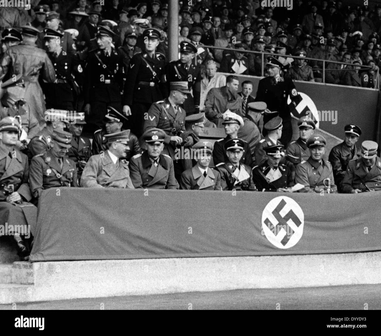 Adolf Hitler besucht die NS-Kampf-Spiele, 1937 Stockfoto
