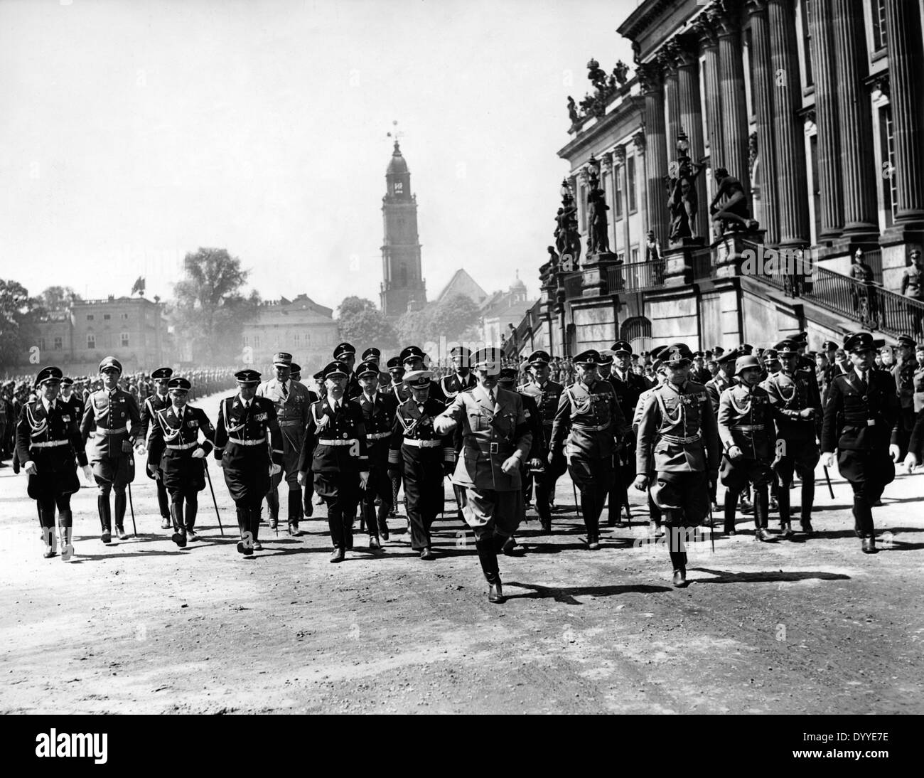 Staatliche Zeremonie für die Toten SS Gruppenführer Graf Friedrich von der Schulenburg, 1939 Stockfoto