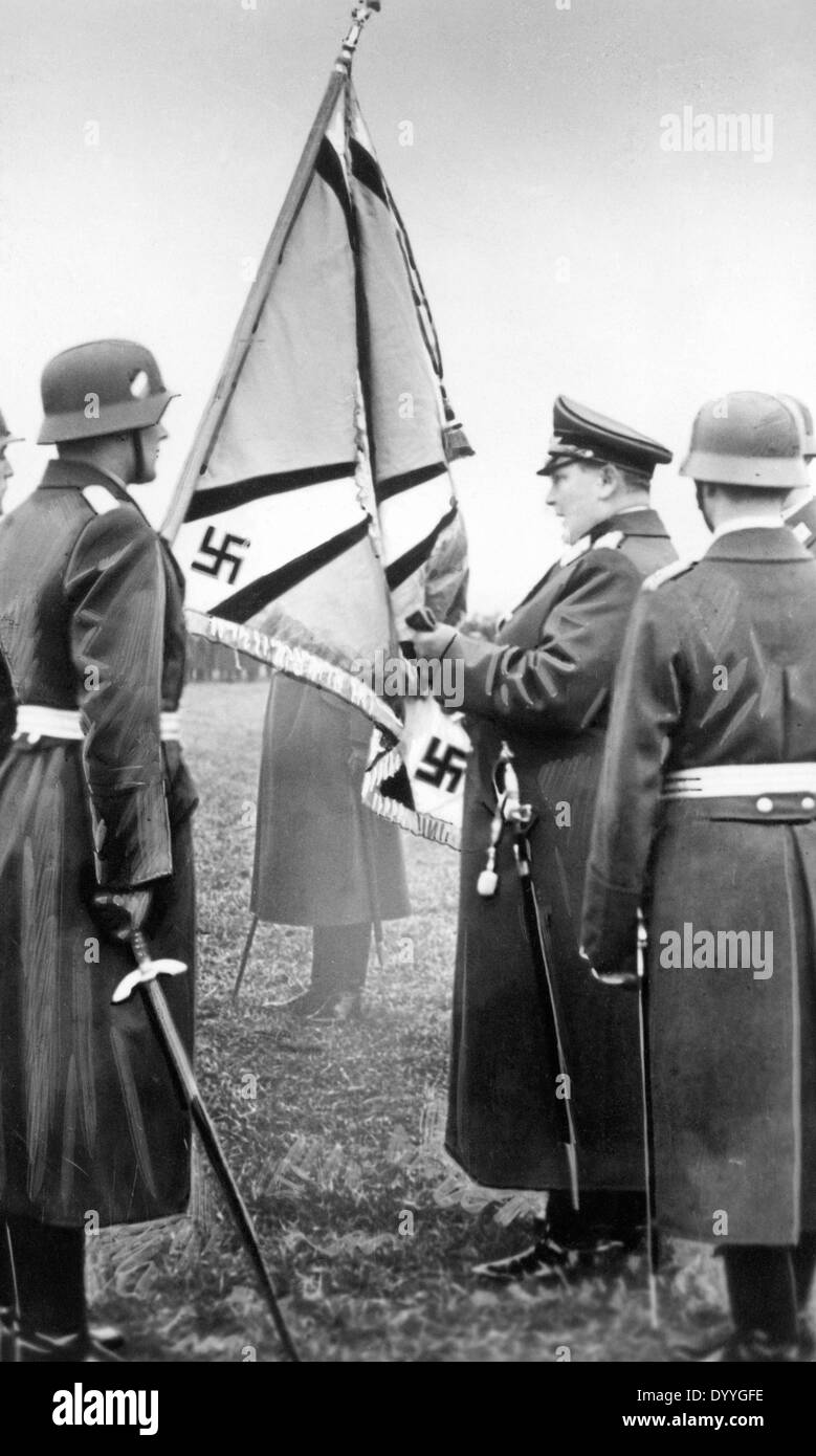 Hermann Goering an die Weihe der Fahne, 1938 Stockfoto