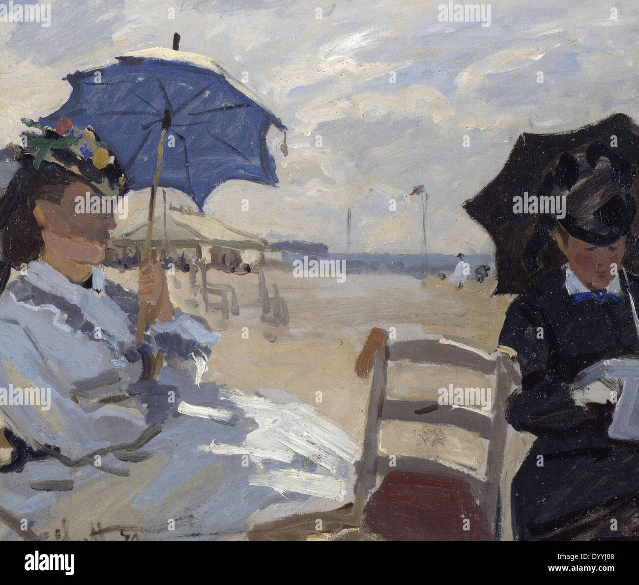 Der Strand von Trouville Stockfoto