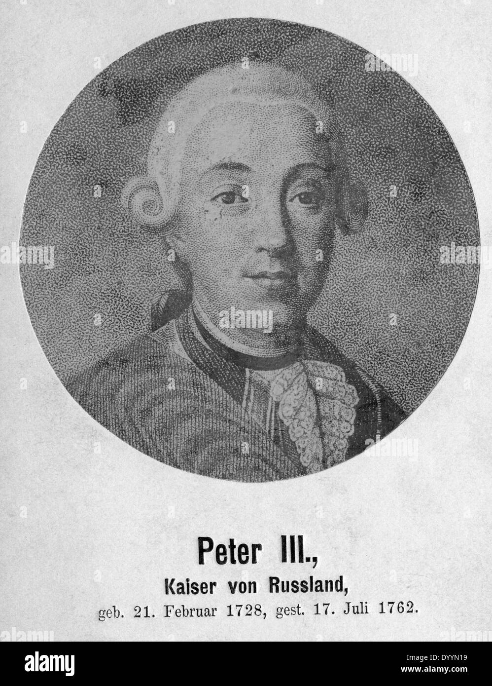 Peter III. Stockfoto