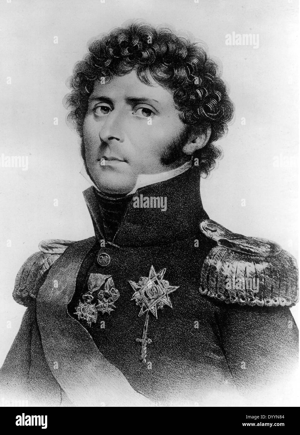 Karl XIV. Johann Bernadotte Stockfoto
