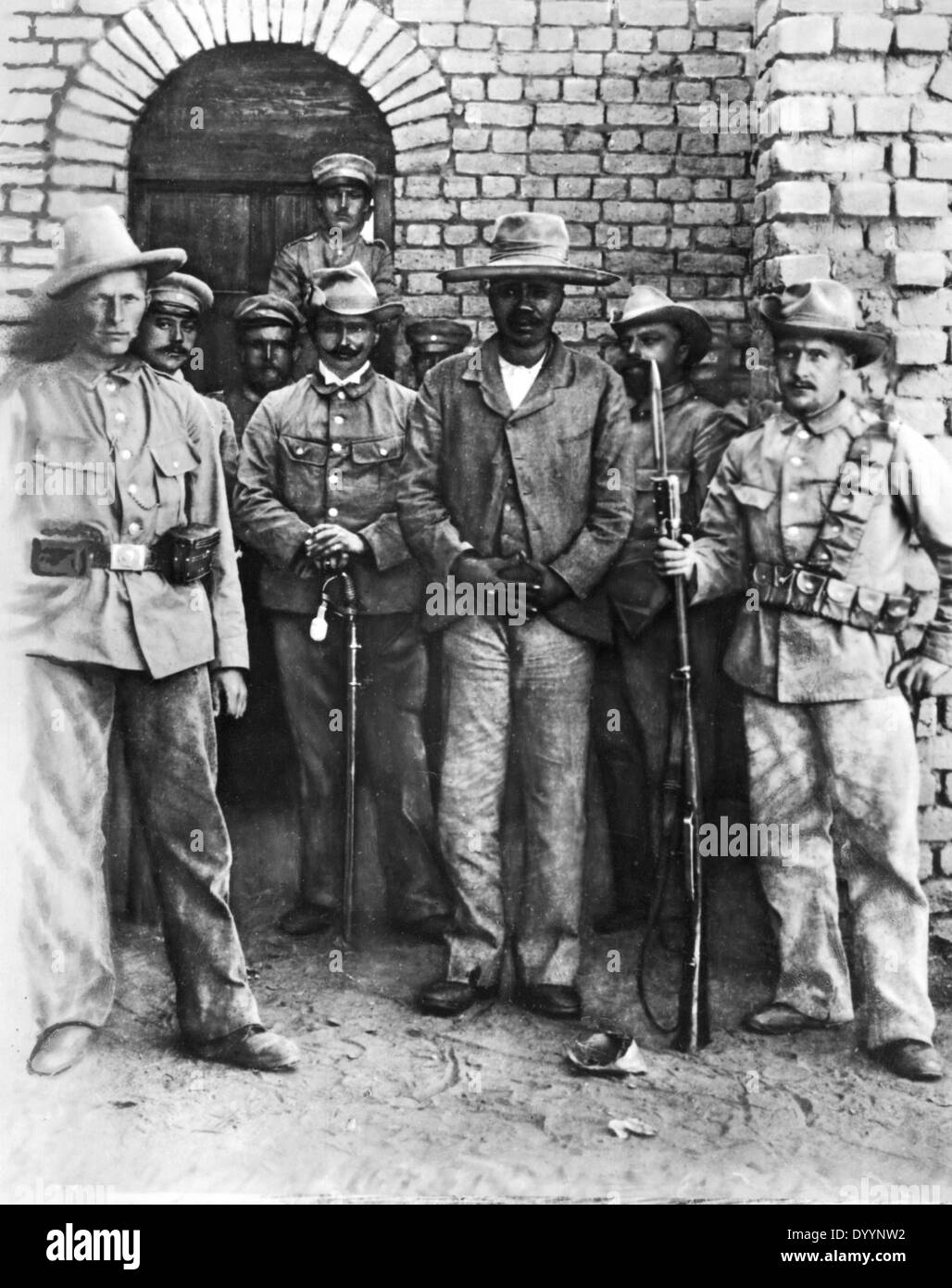 Die Ausführung von Sommerwohnort in Deutsch-Südwestafrika 1884-1914 Stockfoto