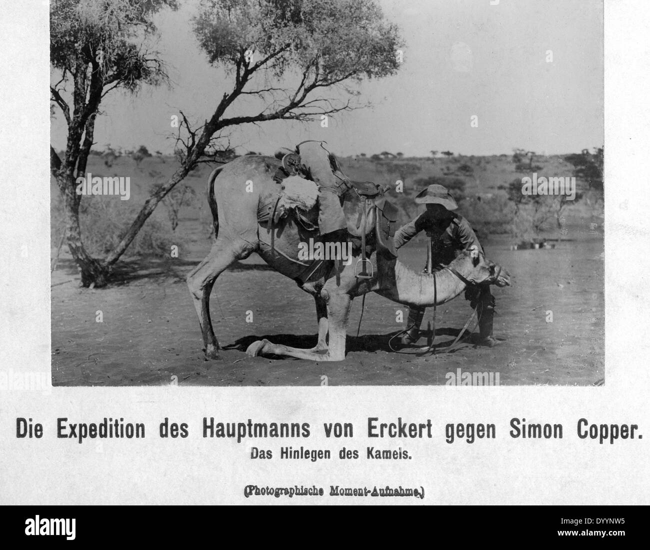 Deutsch-Südwestafrika 1908: Kampagne gegen Simon Copper, 1908 Stockfoto