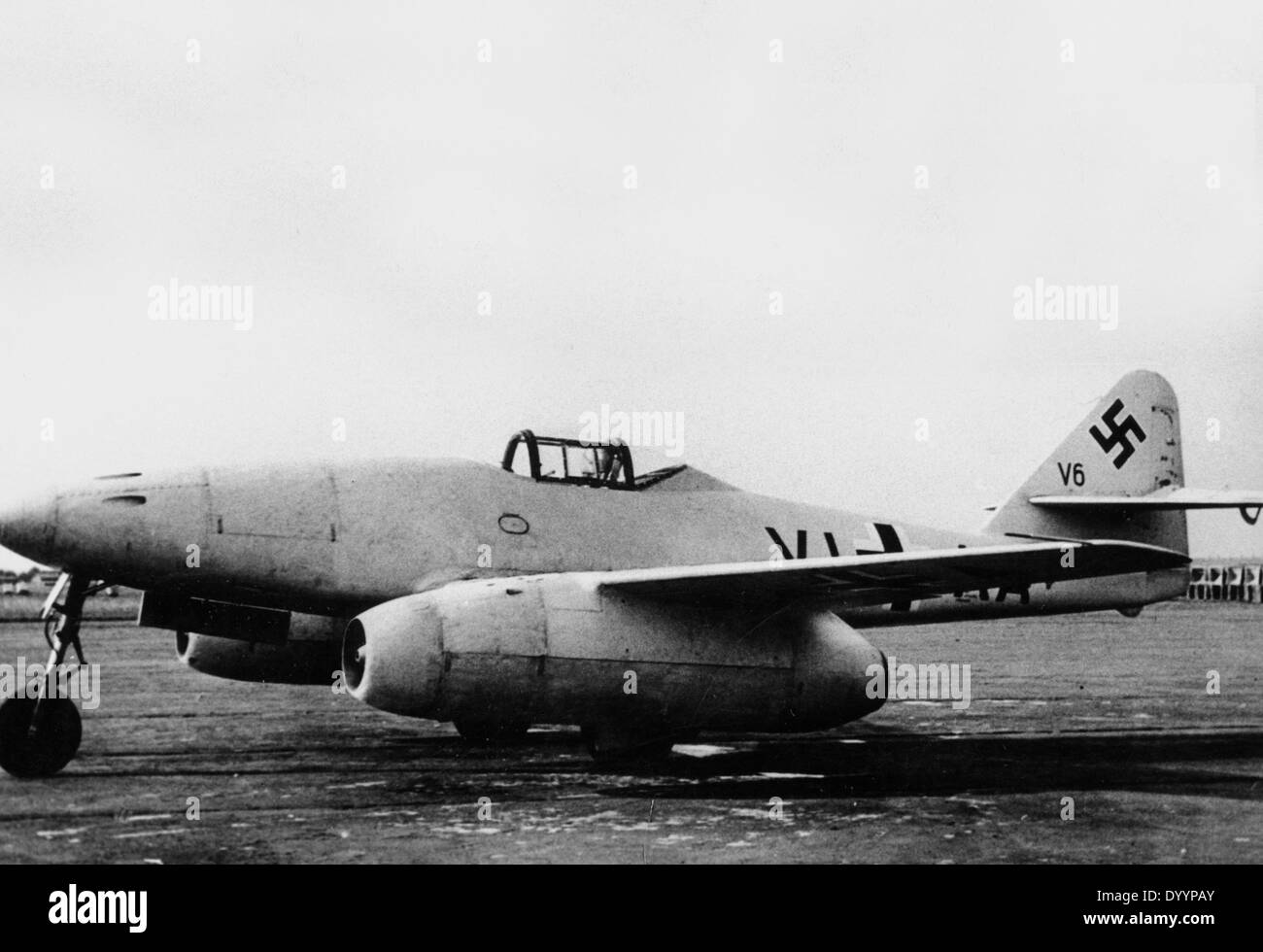 Eine Messerschmitt Me 262 Stockfoto