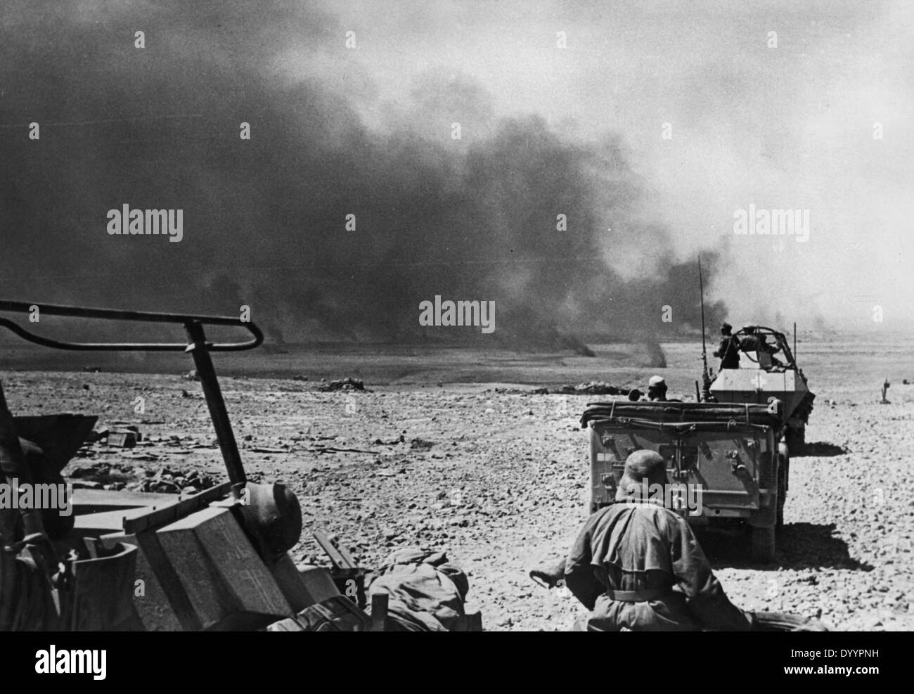 Deutsche Truppen bei Tobruk, 1942 Stockfoto