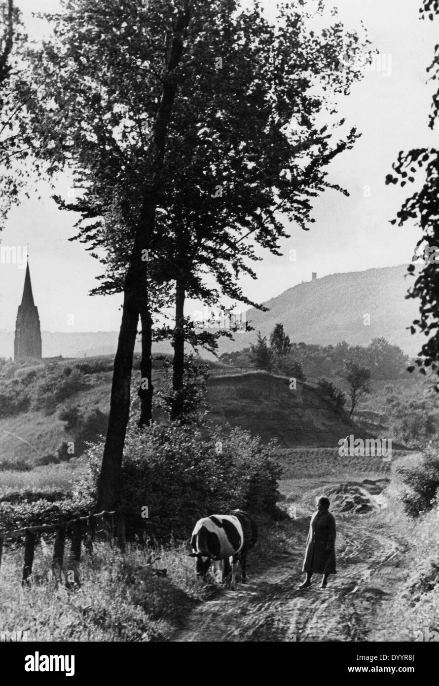 Wesergebirges, 1935 Stockfoto