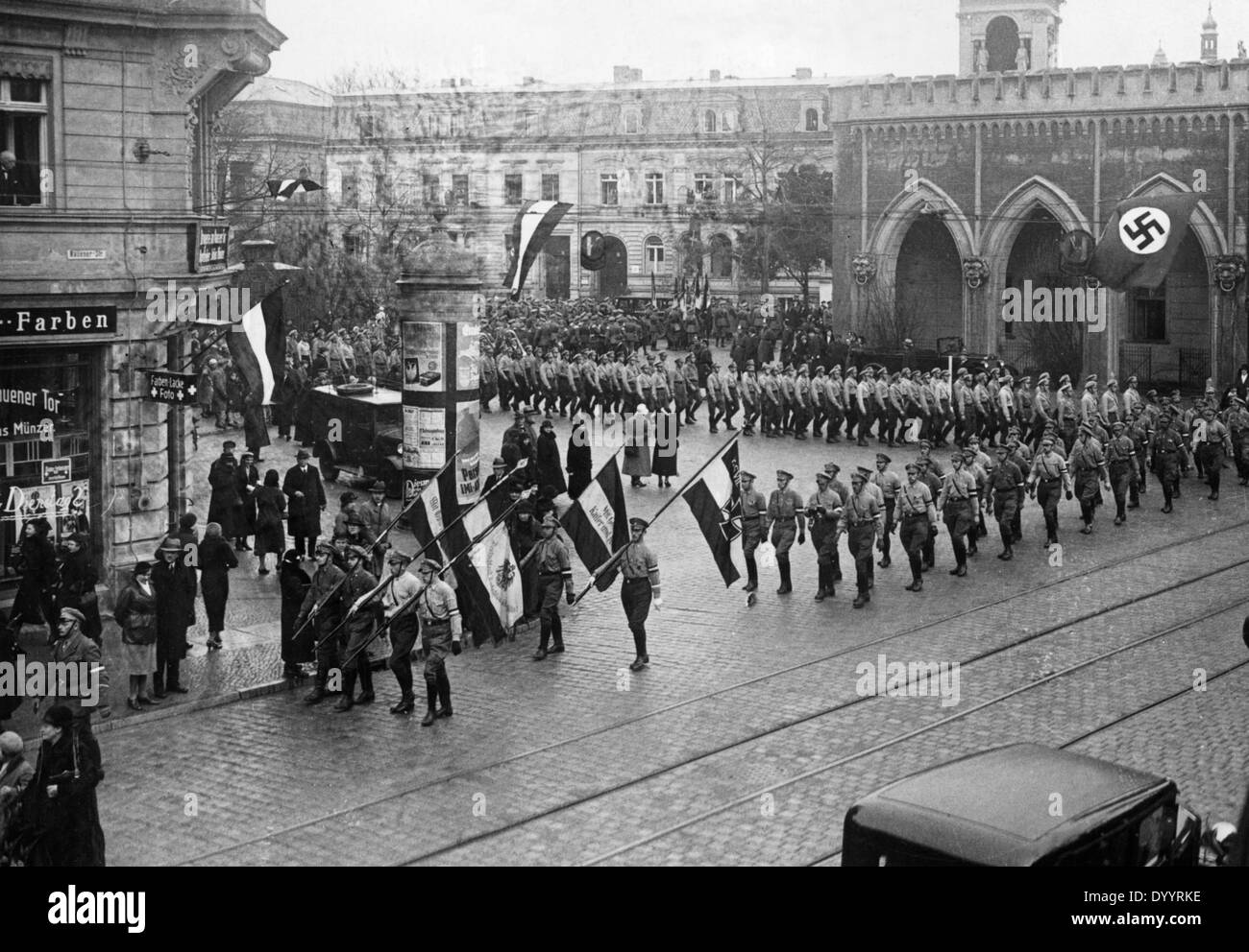 Militärparade auf dem Tag von Potsdam, 1933 Stockfoto