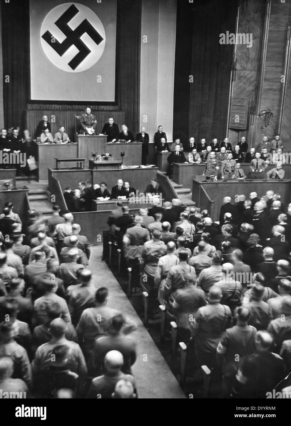 Eröffnungssitzung des neuen Reichstages, 1933 Stockfoto
