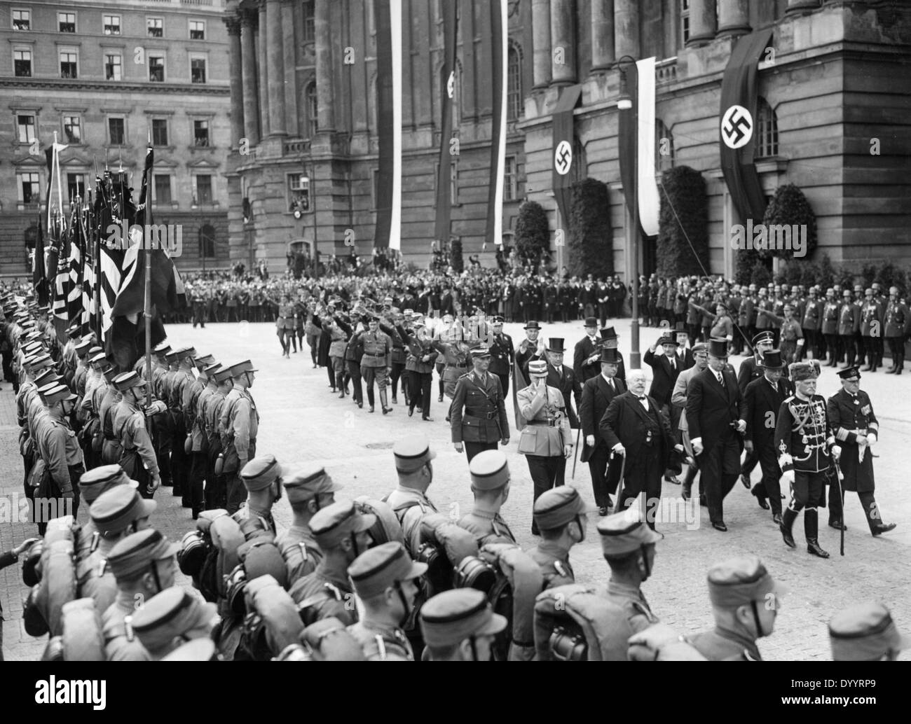 Eröffnungsfeier des preußischen NS-Rates, 1933 Stockfoto