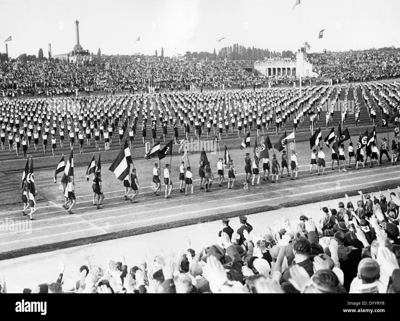 Großen Schulfeier in Berlin, 1933 Stockfoto
