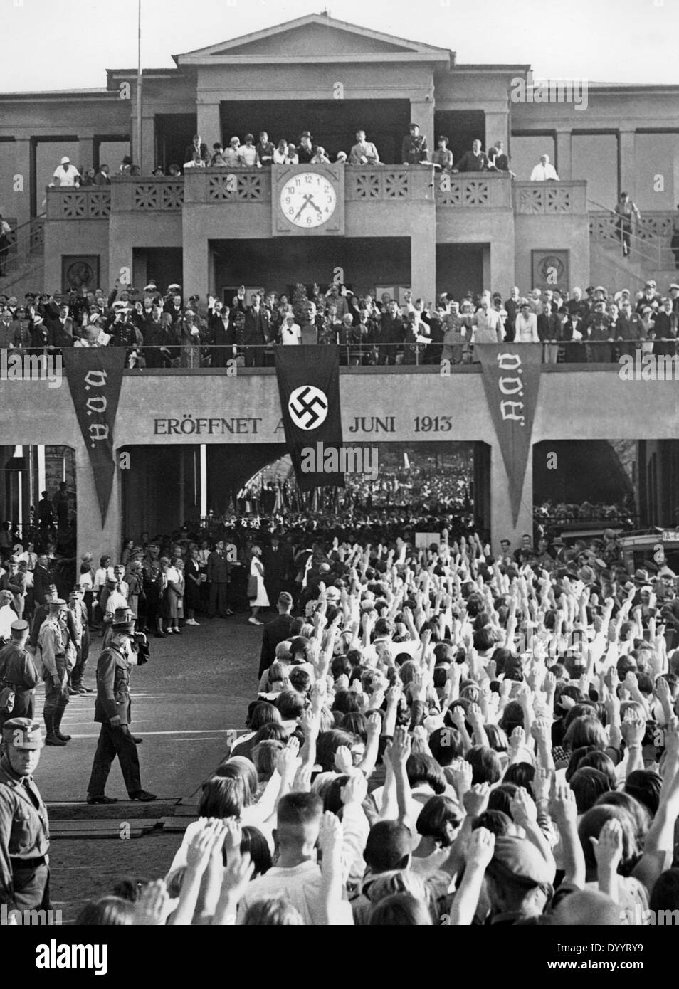 Großen Schulfeier in Berlin, 1933 Stockfoto