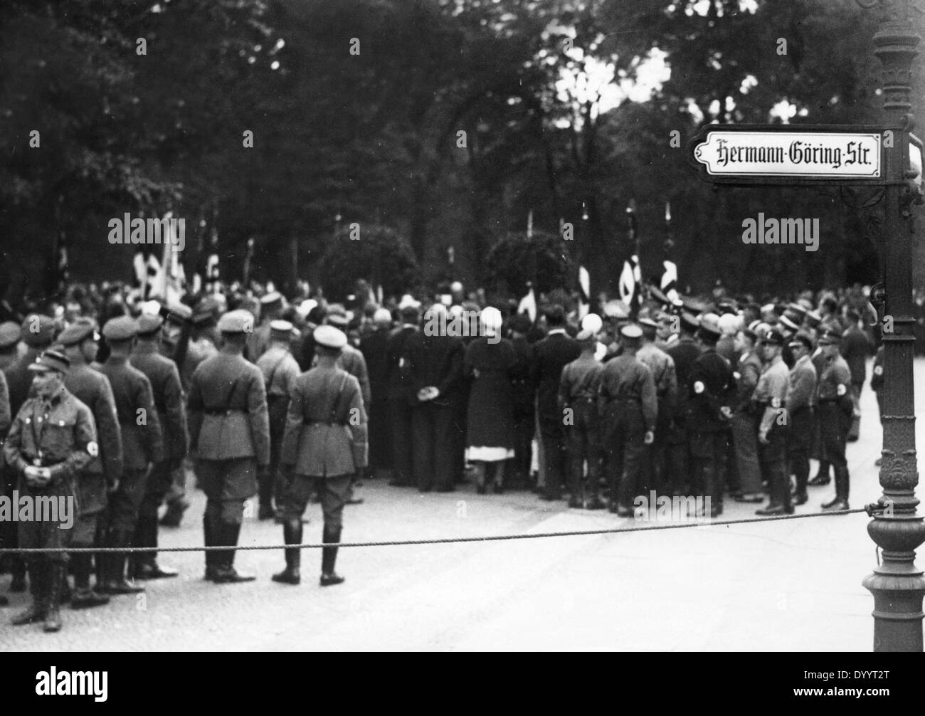Einweihung der Hermann Göring Straße in Berlin, 1933 Stockfoto