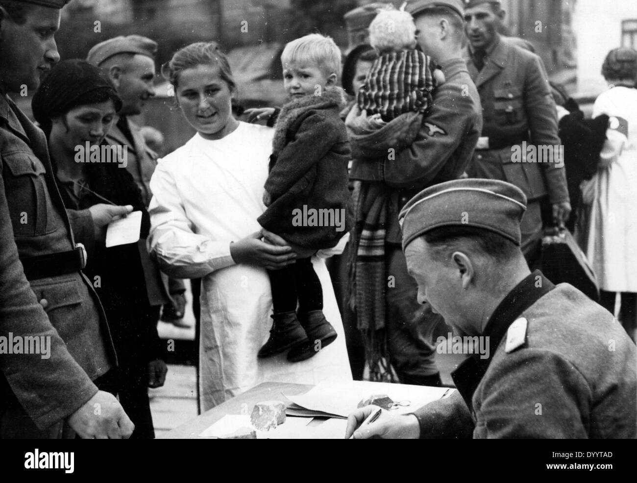 Bessarabien-deutschen SS-Rennen und Abrechnungsstelle, 1940 Stockfoto