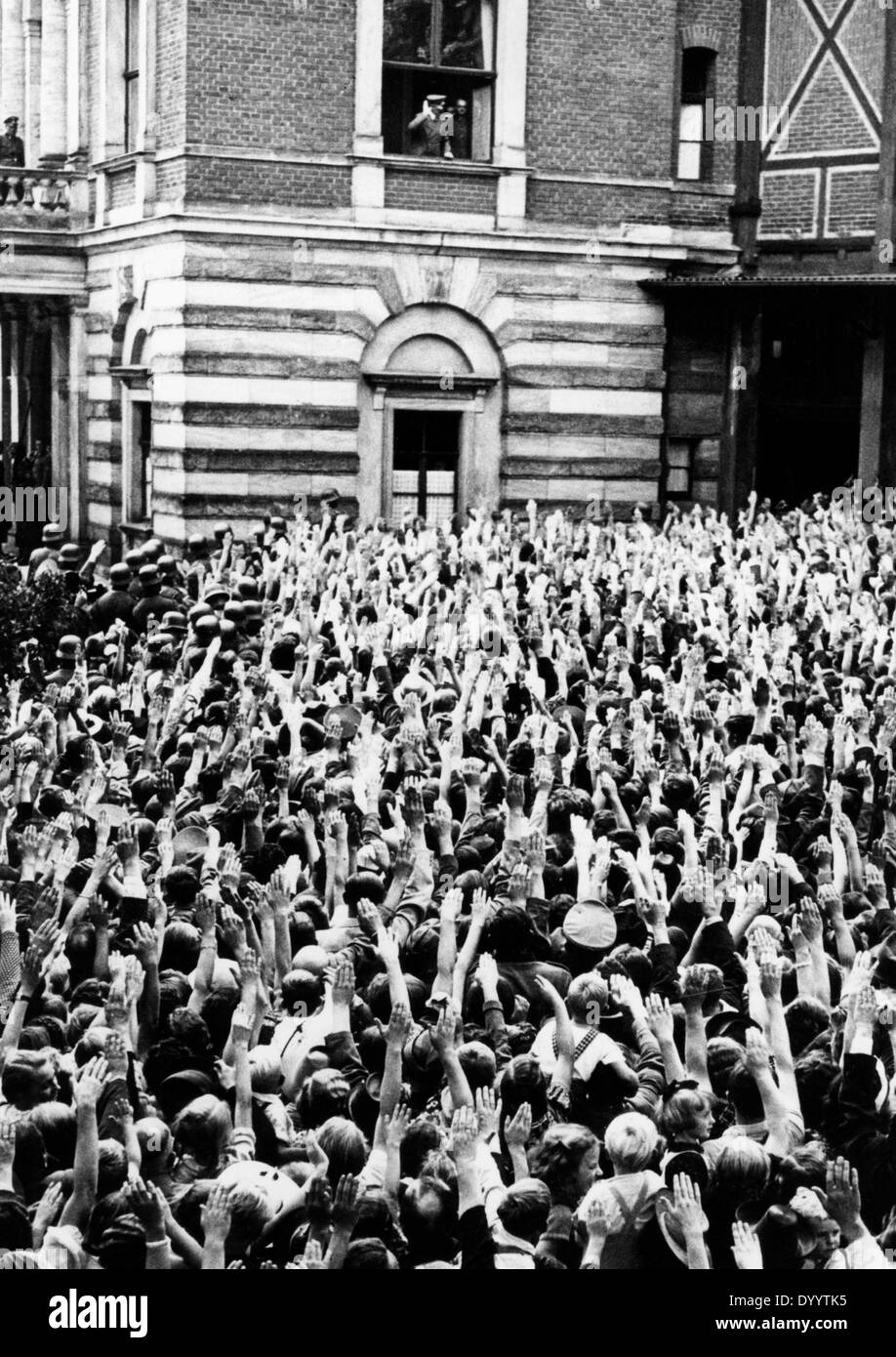 Adolf Hitler auf dem "Krieg-Festival" in Bayreuth, 1940 Stockfoto