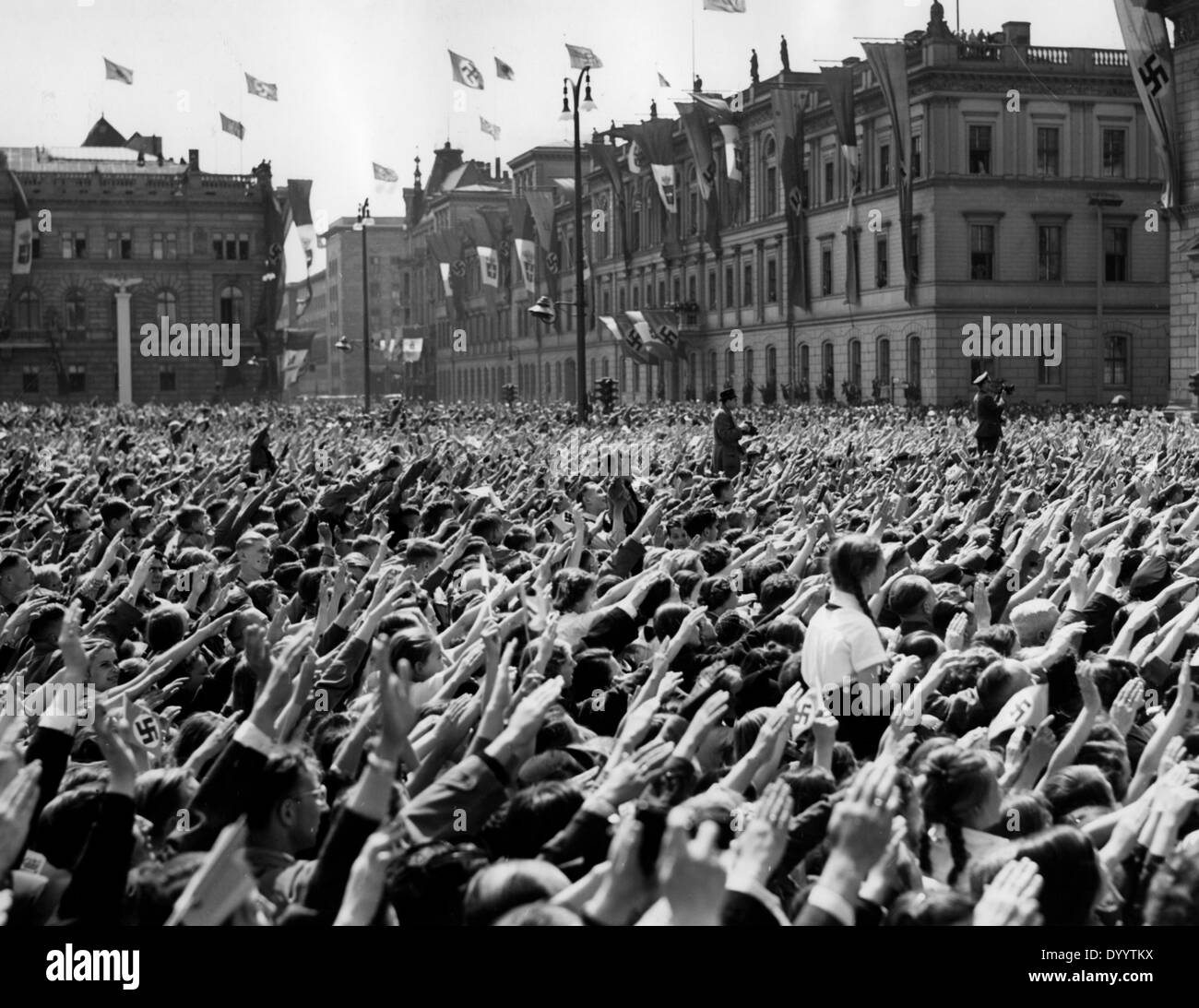 Feier der Deutsch-italienische Allianz, 1939 Stockfoto