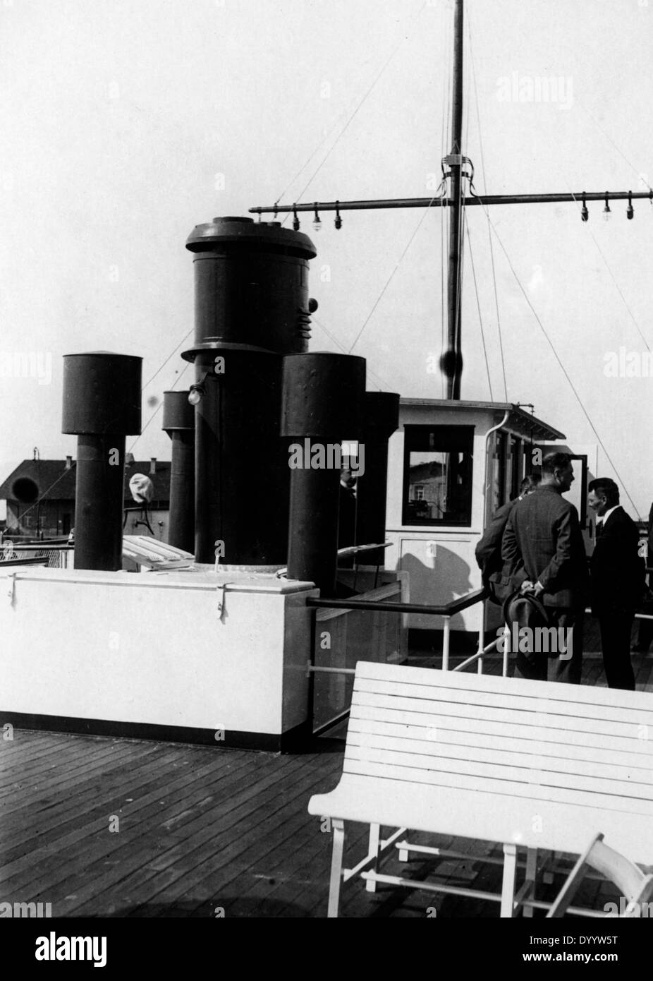 Dampfschiff auf dem Bodensee, 1931 Stockfoto