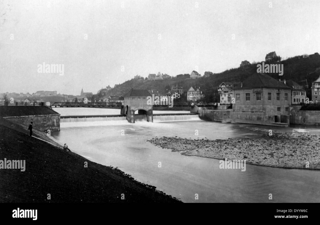 Walze dam, 1922 Stockfoto