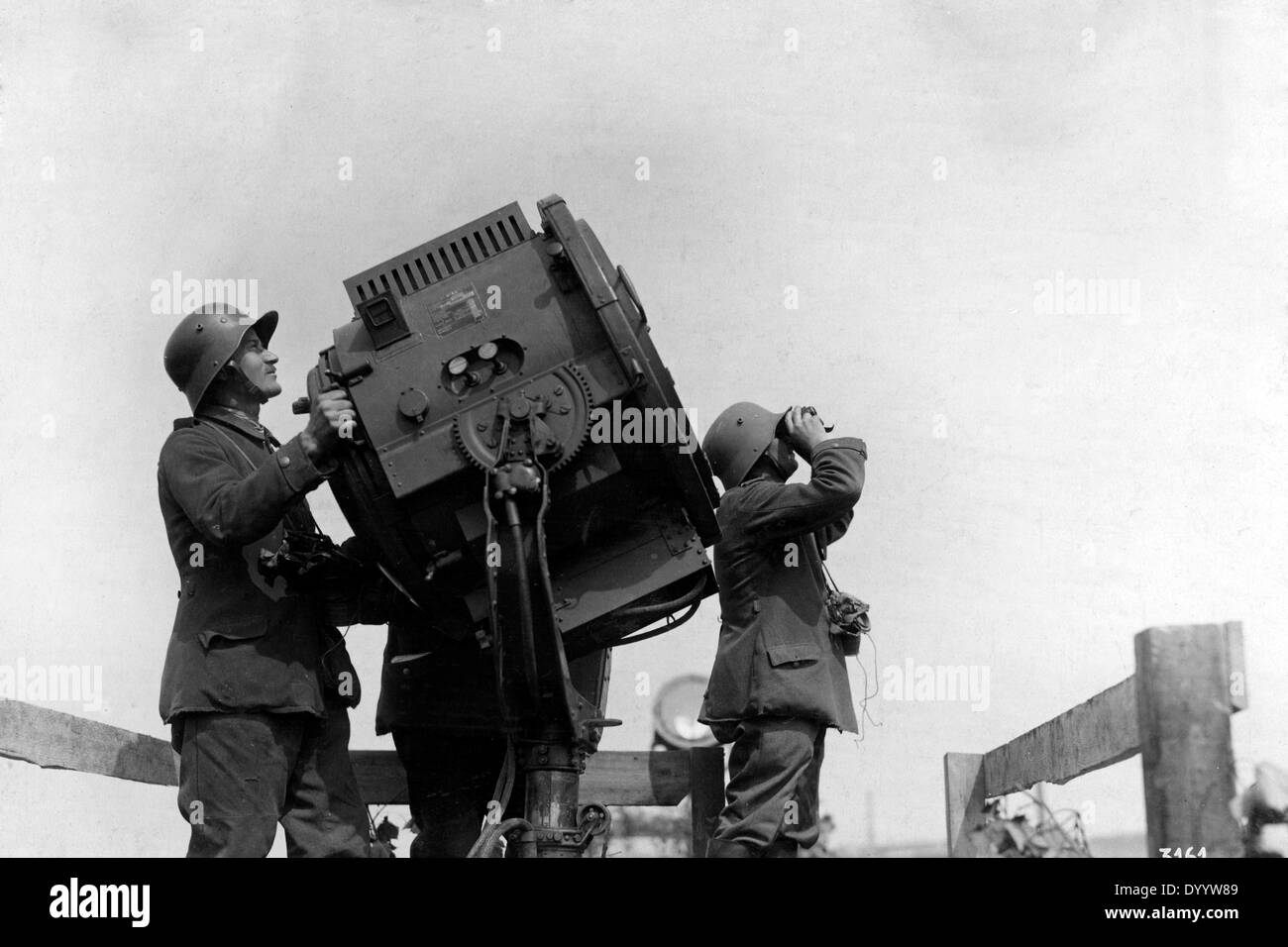 Deutsche Anti-Aircraft Kriegsführung, 1918 Stockfoto