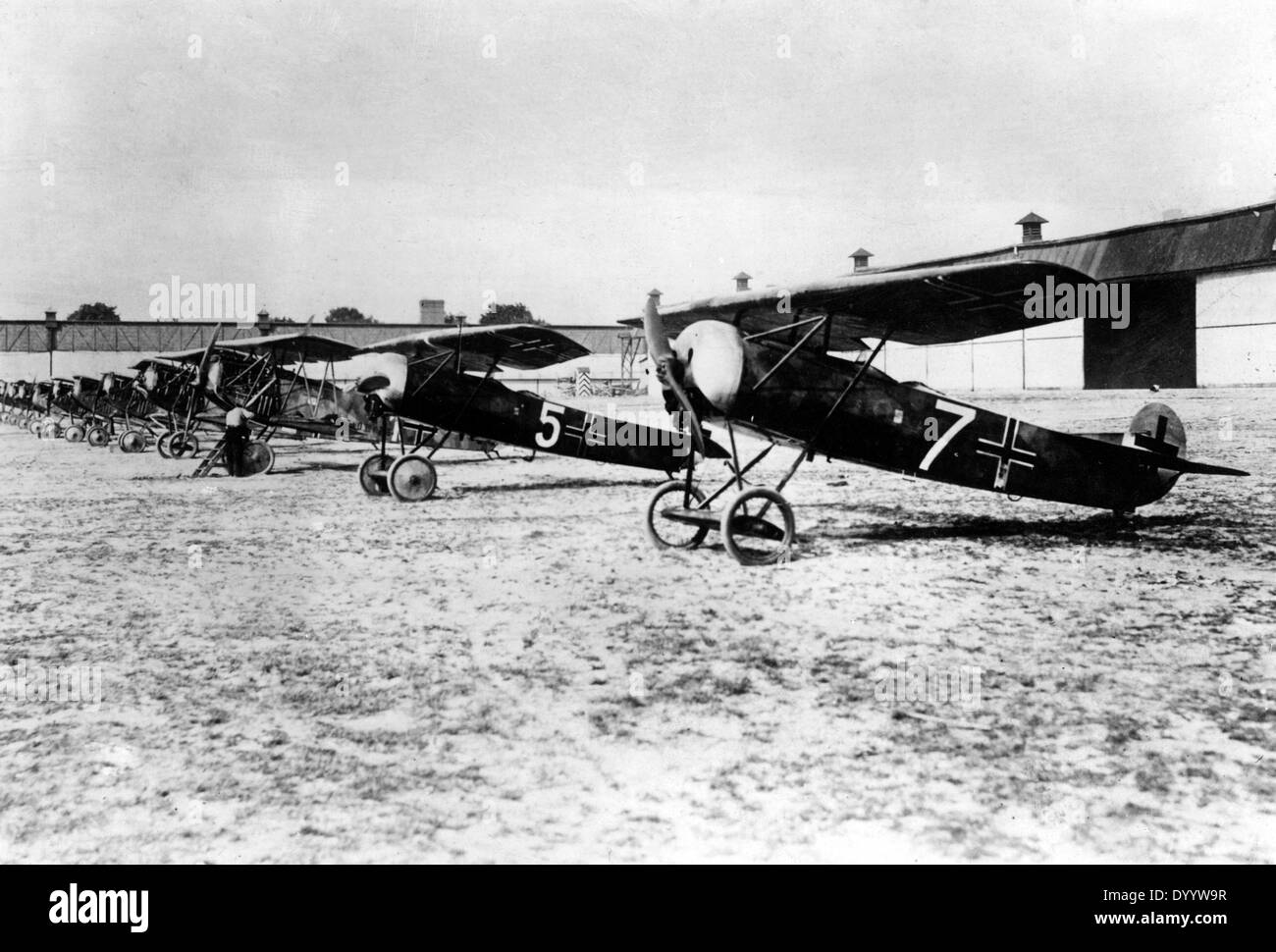 Deutsche Kämpfer Flugzeuge nach dem ersten Weltkrieg, 1919 Stockfoto
