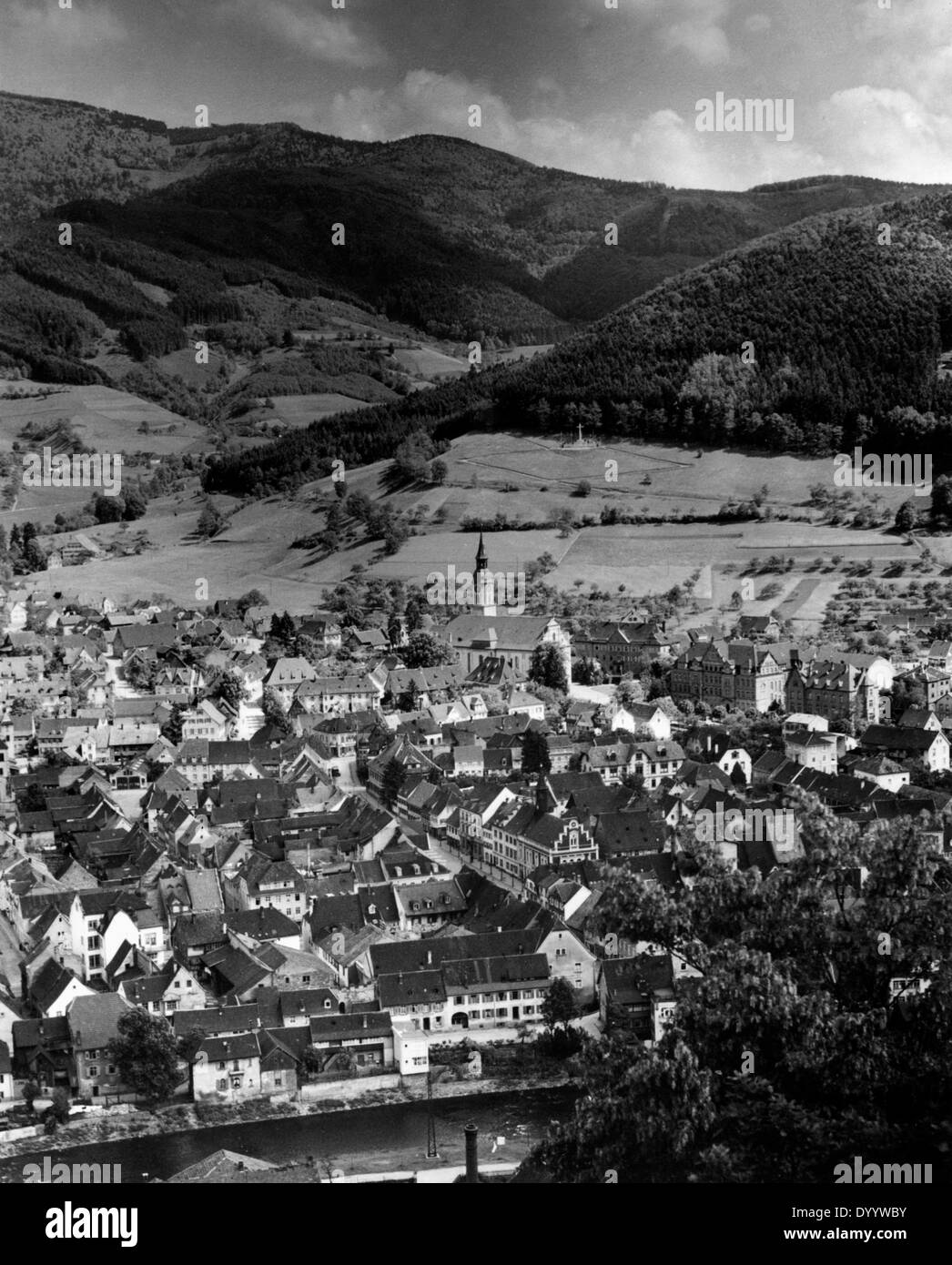 Waldkirch, 1935 Stockfoto