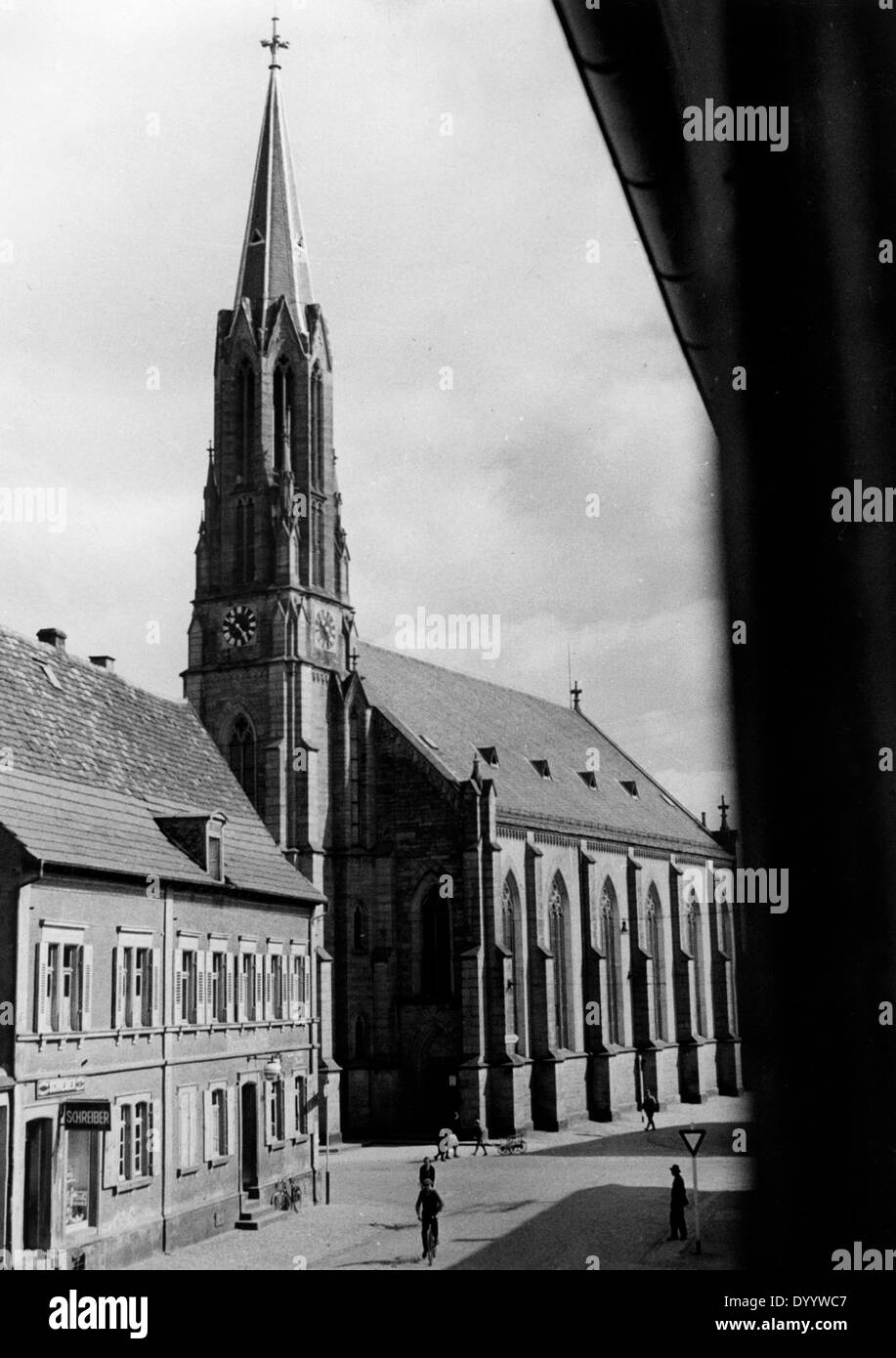 Walldorf, 1936 Stockfoto