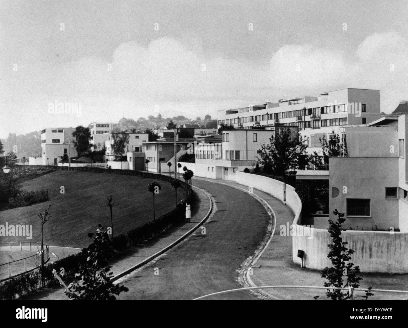 Die Weißenhofsiedlung in Stuttgart, 1927 Stockfoto