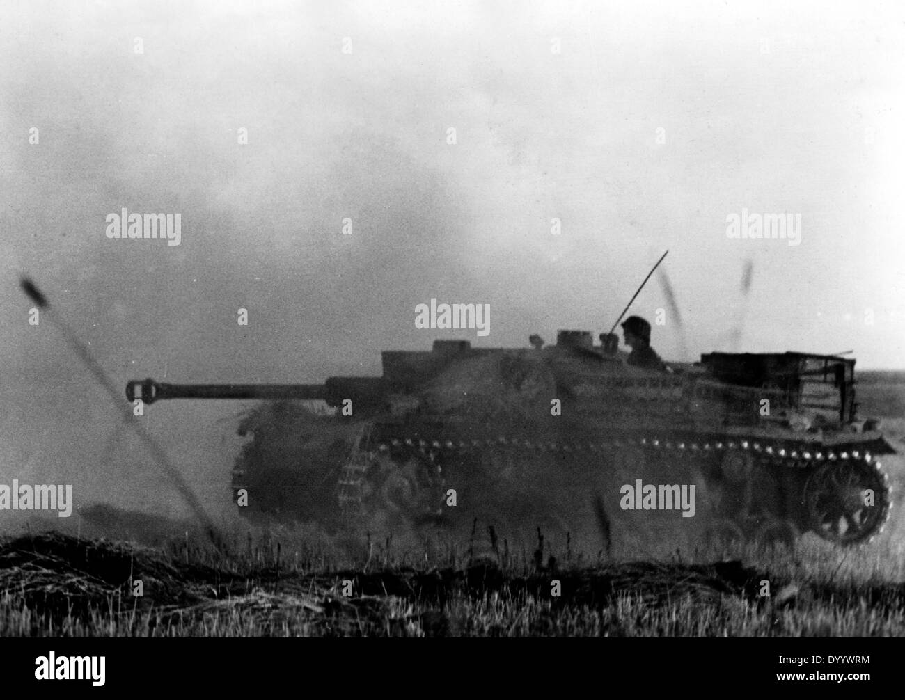 Deutsche StuG III an der Ostfront 1943 Stockfoto