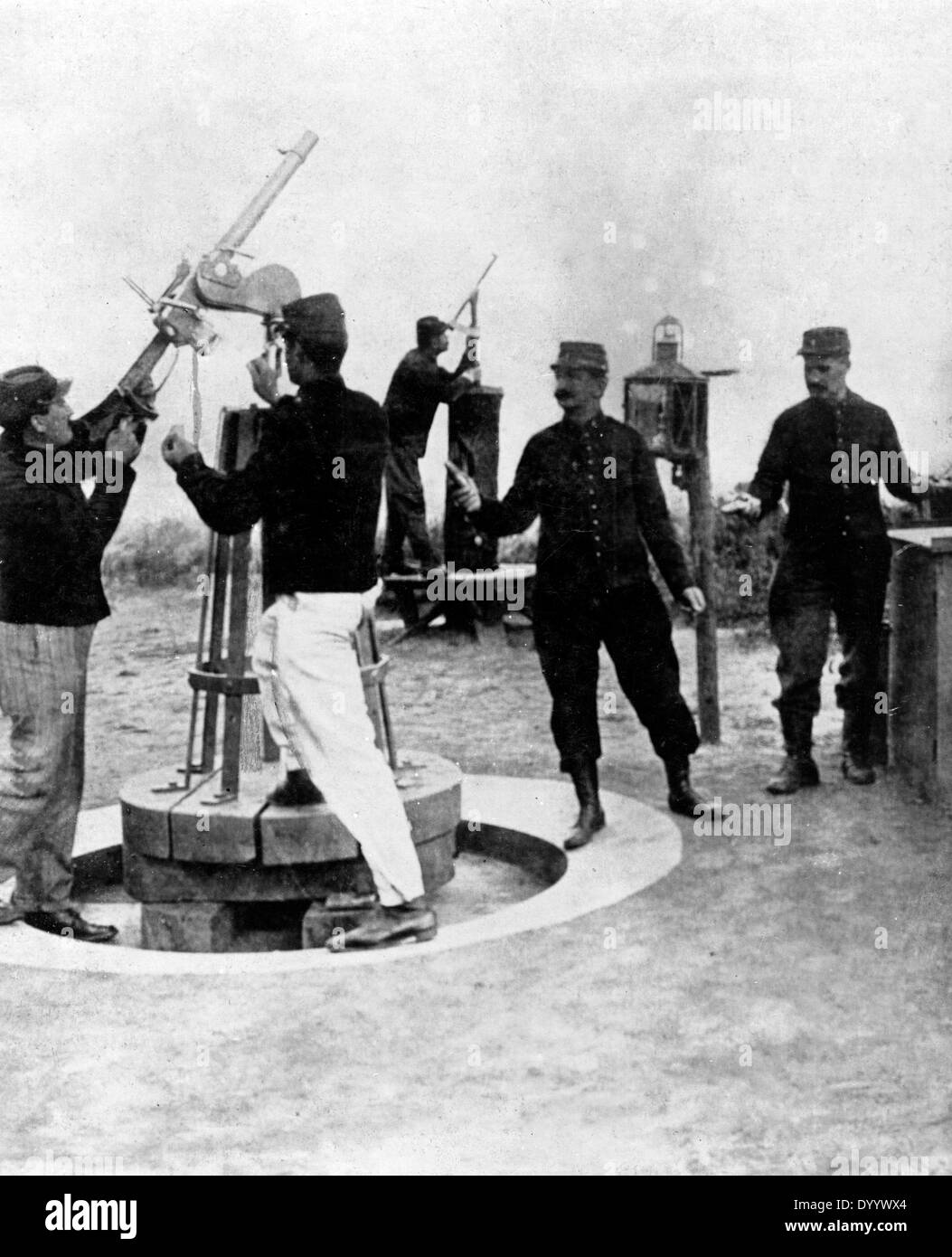 Französische Luftverteidigung, 1915 Stockfoto