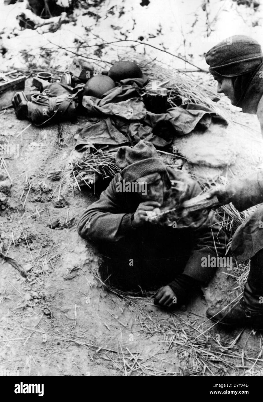 Deutsche Soldaten an der Ostfront, 1941 Stockfoto
