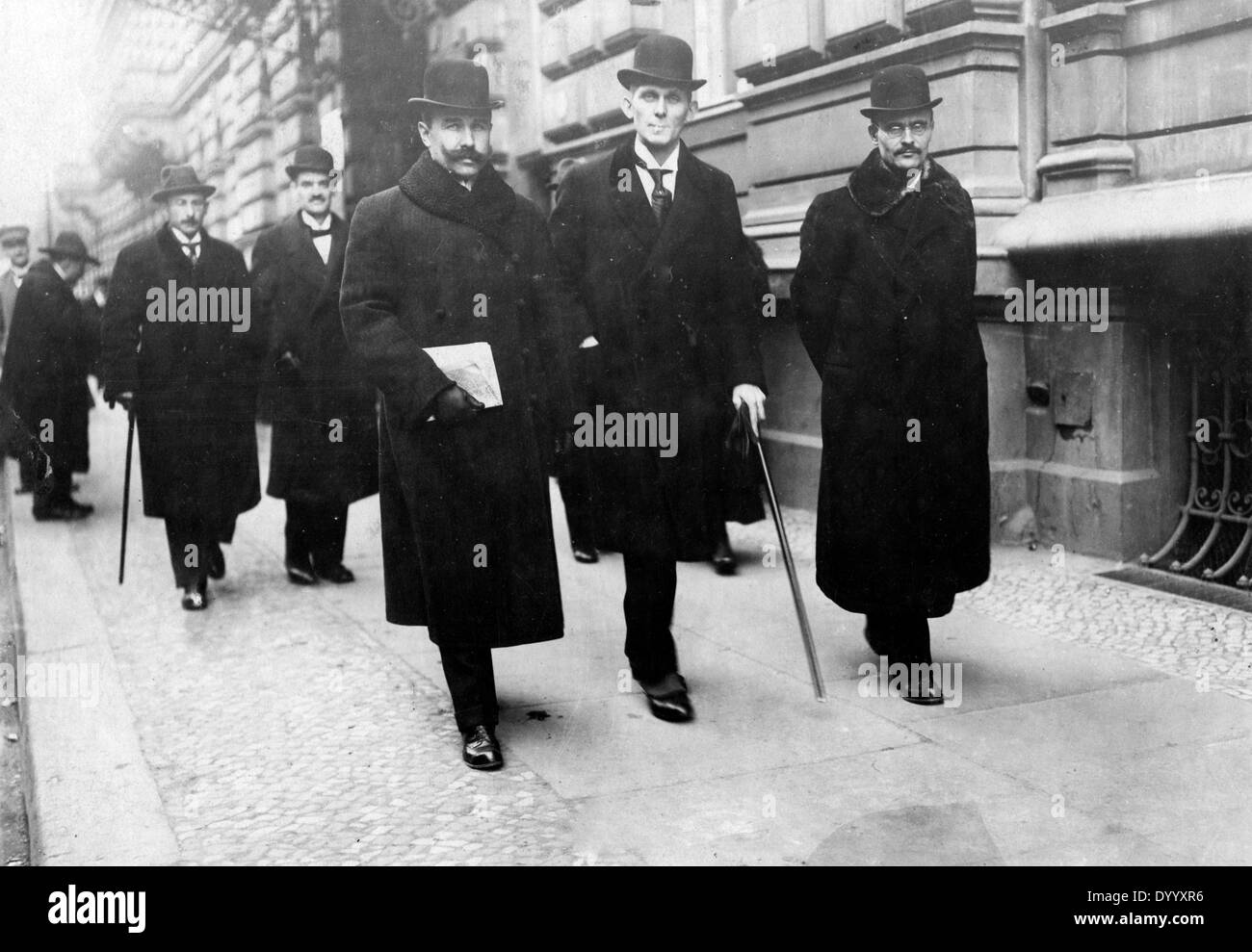 Ukrainische Friedenskommission in Berlin, 1918 Stockfoto