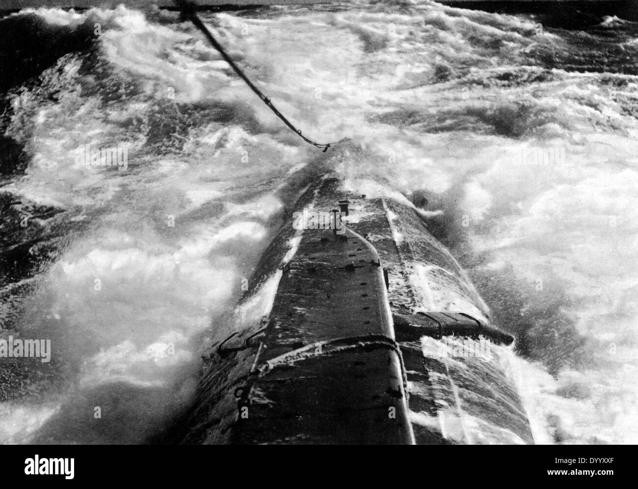 Deutsche u-Boot im Betrieb, 1915 Stockfoto