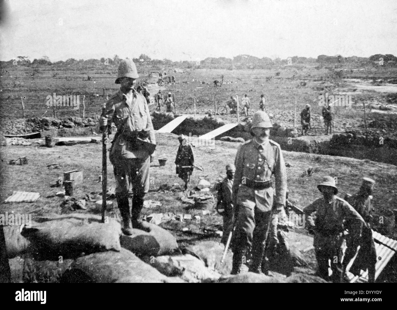 Schutz zu zwingen, in Deutsch-Ostafrika im ersten Weltkrieg Stockfoto