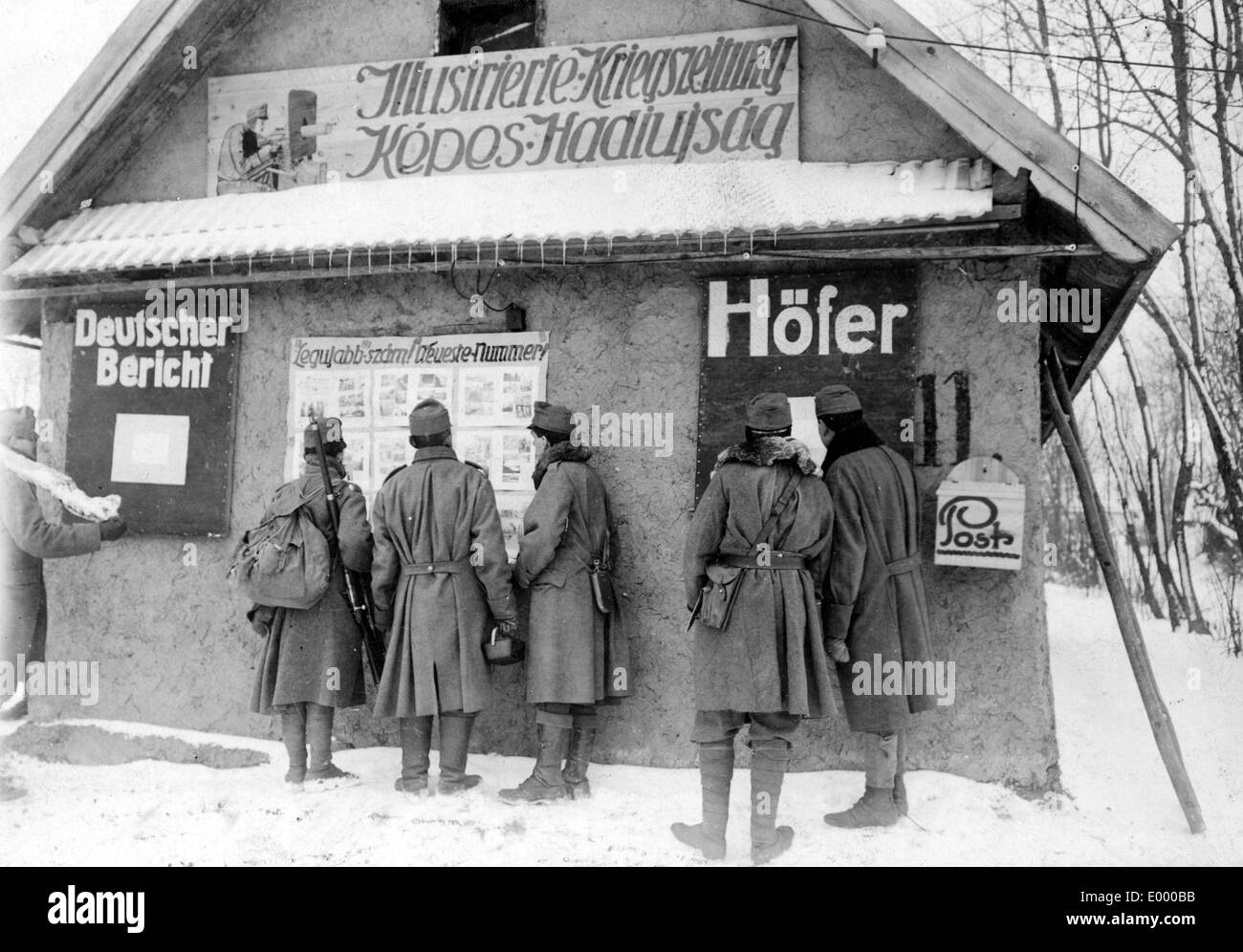Österreich-ungarischen redaktionelle Außenstelle, 1917 Stockfoto