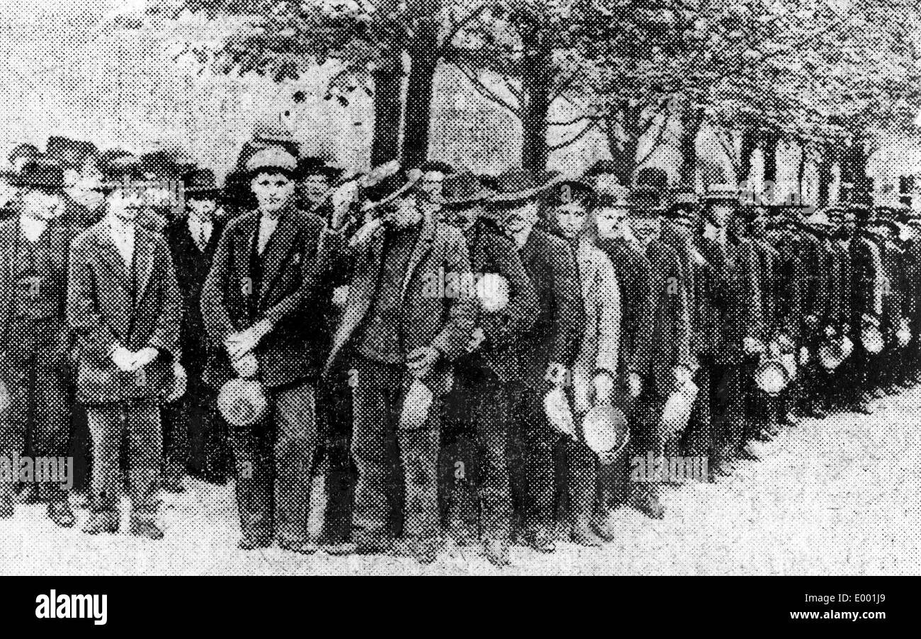 Antideutsche Propaganda der Alliierten Streitkräfte, 1914/15 Stockfoto