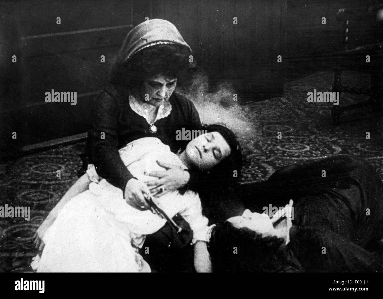 Antideutsche Propaganda-Film des Amerikaners in dem ersten Weltkrieg Stockfoto