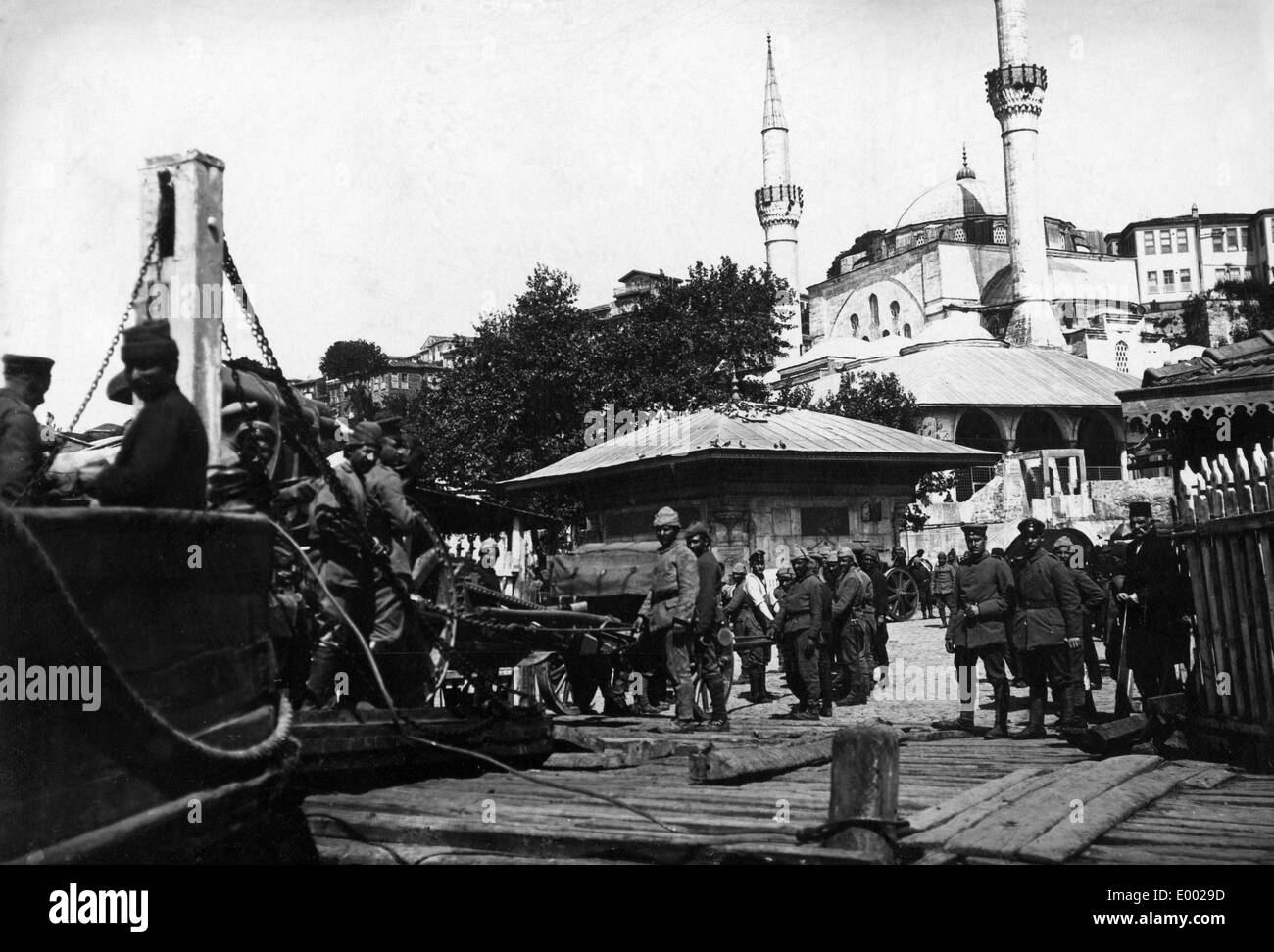 Deutsche Truppen in Istanbul, 1917 Stockfoto