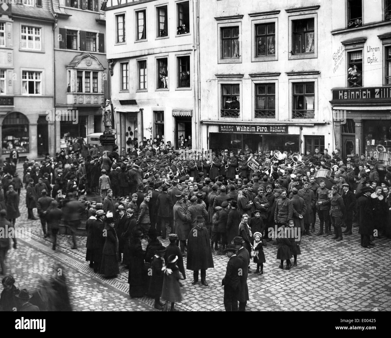 Besetzung des Rheinlandes durch die Alliierten, 1918 Stockfoto