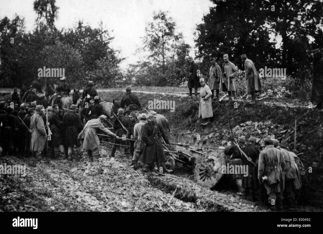 Österreichischen Truppen an der Ostfront, 1914 Stockfoto