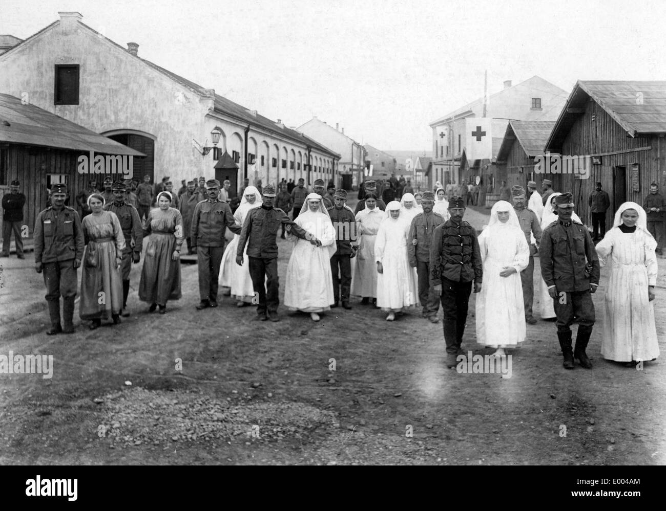 Verwundeten Austro-ungarischen Husaren, 1915 Stockfoto
