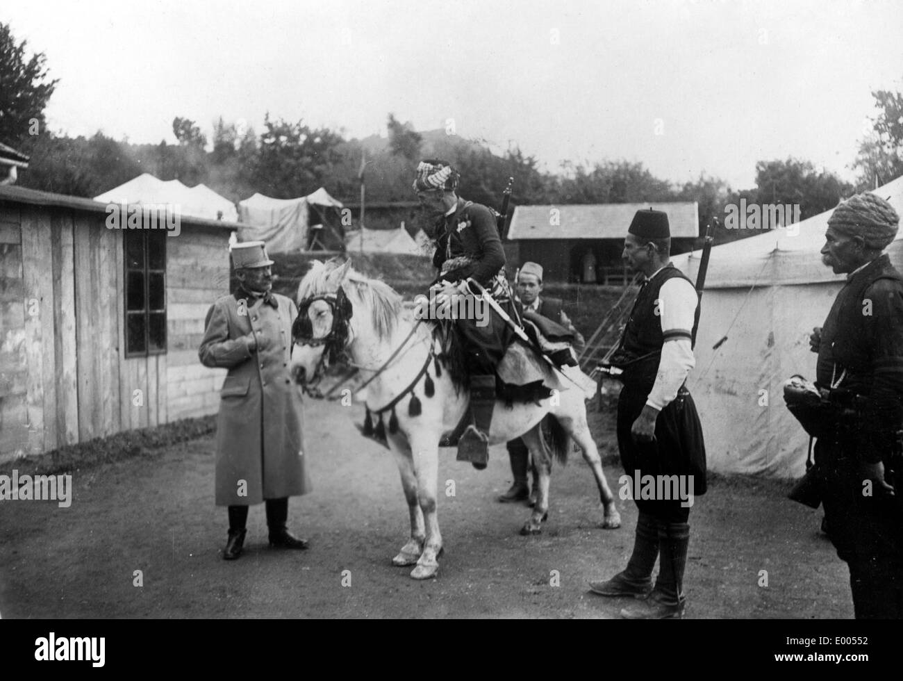 Österreich-ungarischen Soldaten am Balkan vorne, 1916 Stockfoto