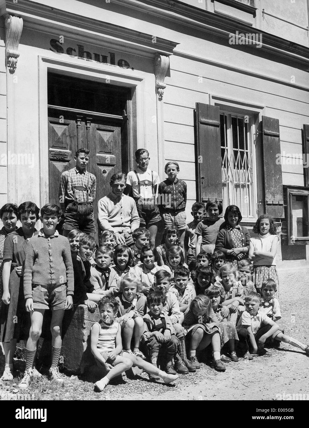 Landschule, 1958 Stockfoto