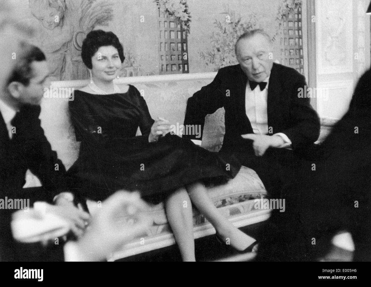 Konrad Adenauer im Iran, 1957 Stockfoto