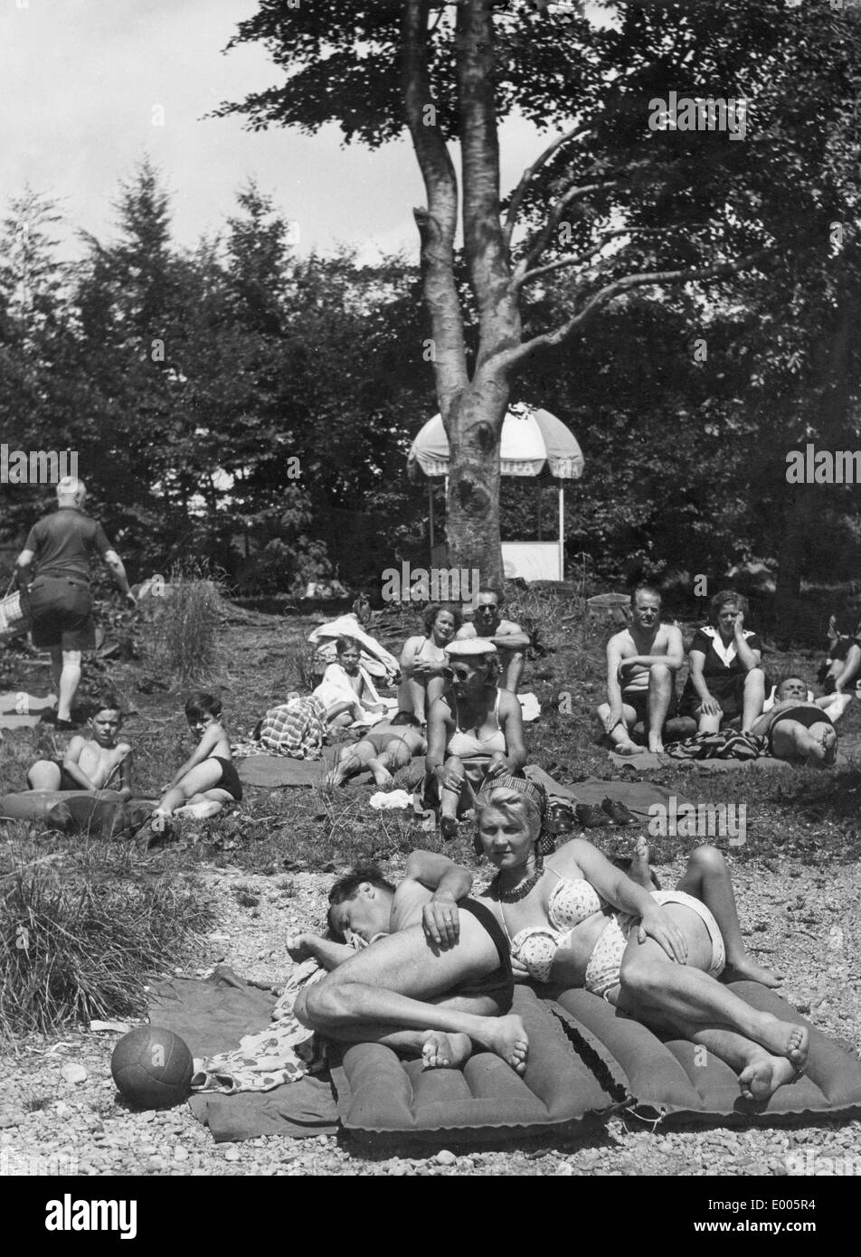 Wochenende auf dem Land, 1952 Stockfoto