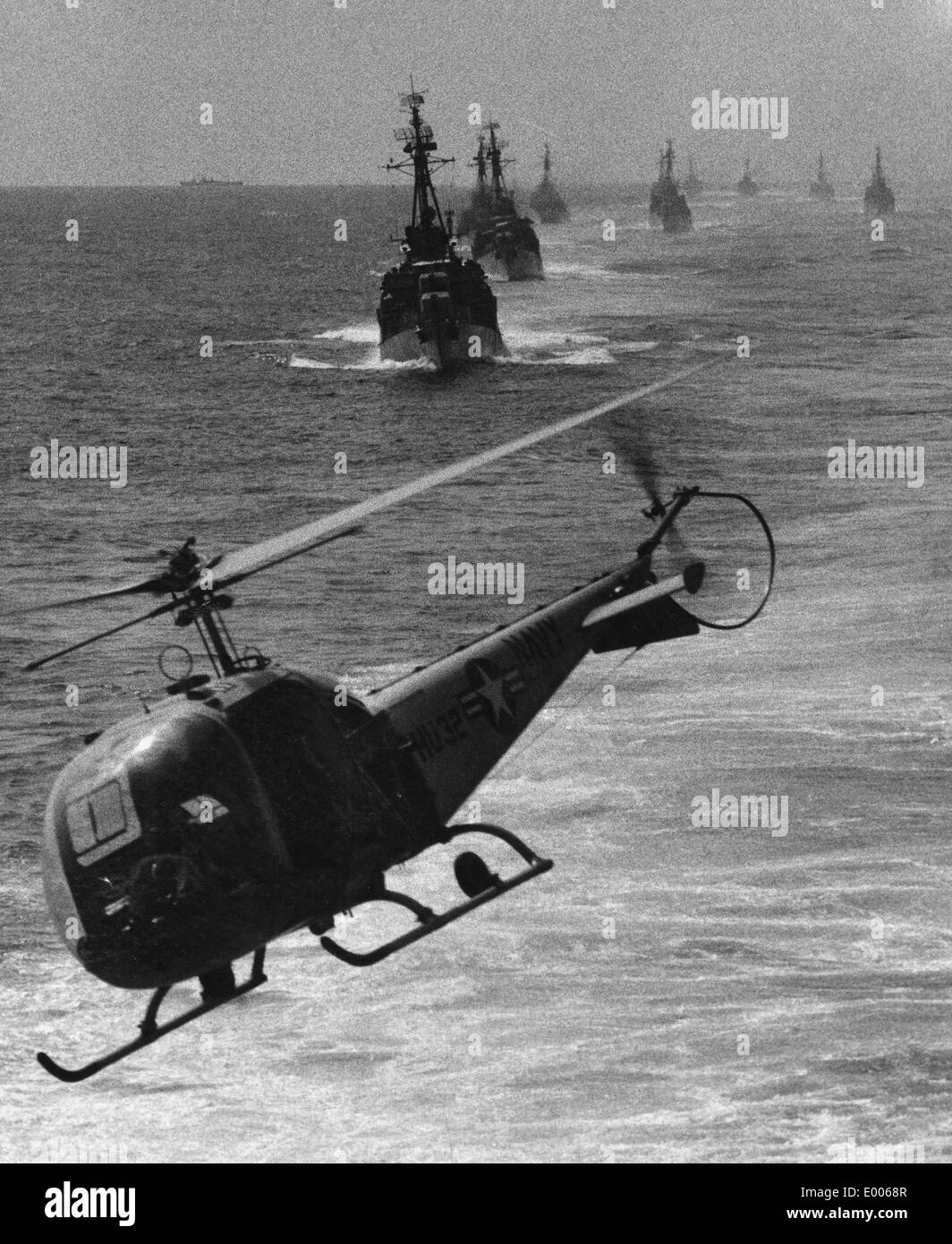 US-Marineeinheiten im Mittelmeer, 1958 Stockfoto