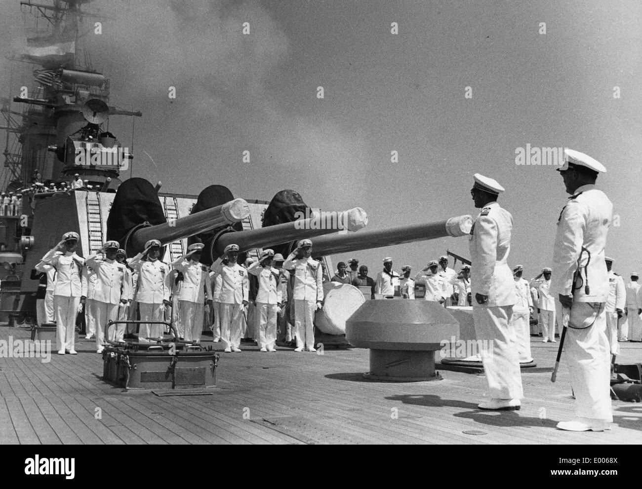 Das Flaggschiff "Salem", 1958 Stockfoto