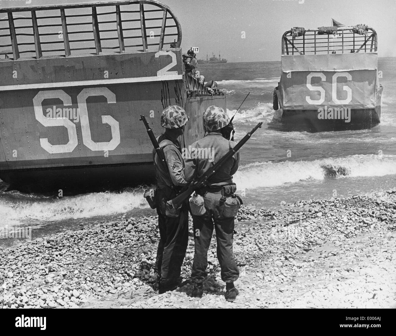 Amerikanische Landung im Libanon, 1958 Stockfoto