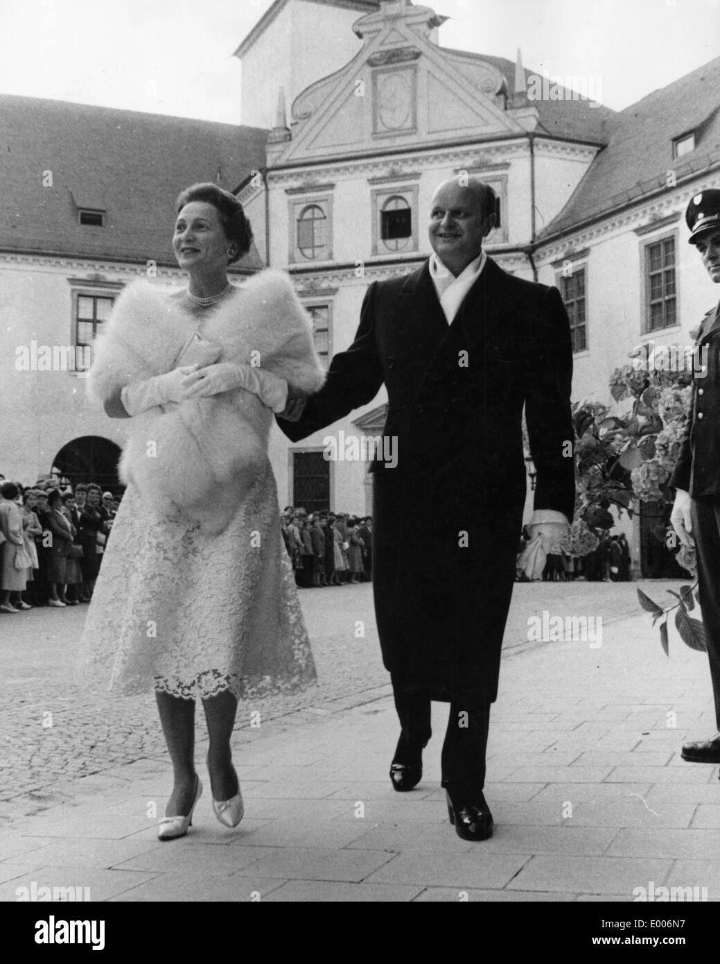 Ferenc Fricsay bei der Eröffnung des Cuvillies Theater, 1956